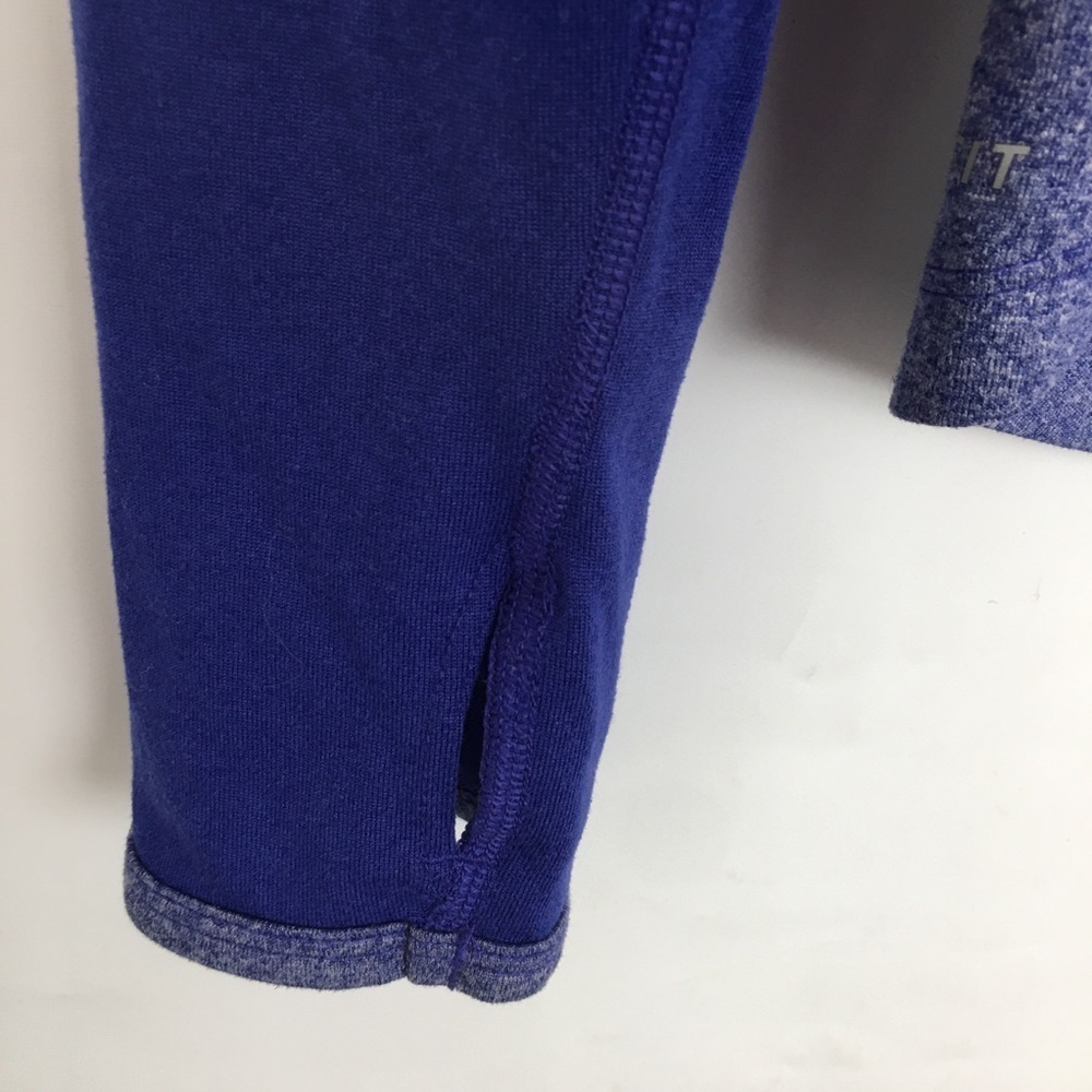 Nike Running Lightweight Hooded Shirt Long Sleeve Blue Strip Women’s Size Small - Picture 8 of 13